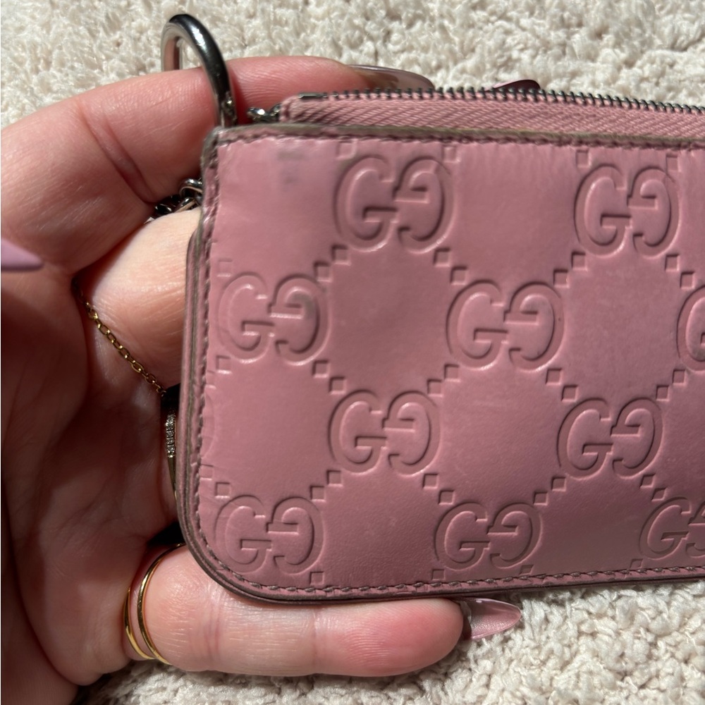 Gucci Guccisima Leather Key Holder Card/Coin Case
Pink Silver - Picture 13 of 16